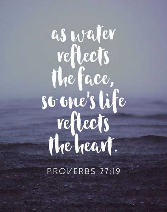 Amazing Inspirational Thought Life Reflects Heart