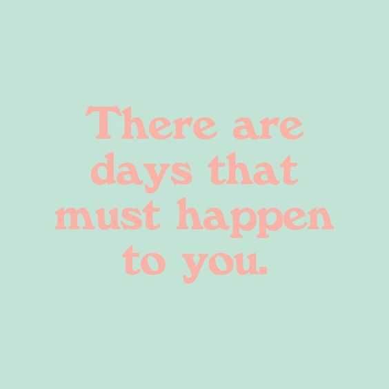 Amazing Inspirational Thought Days
