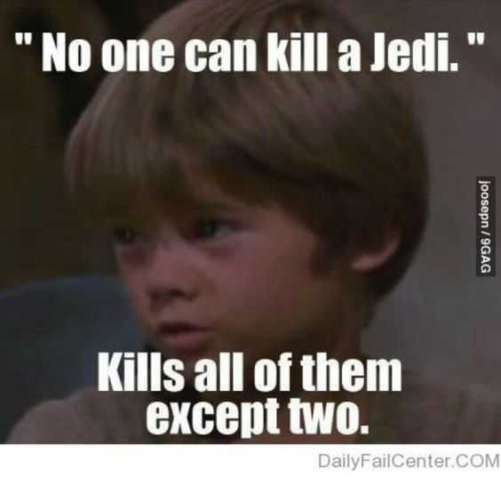 Funny Jedi Memes Oops