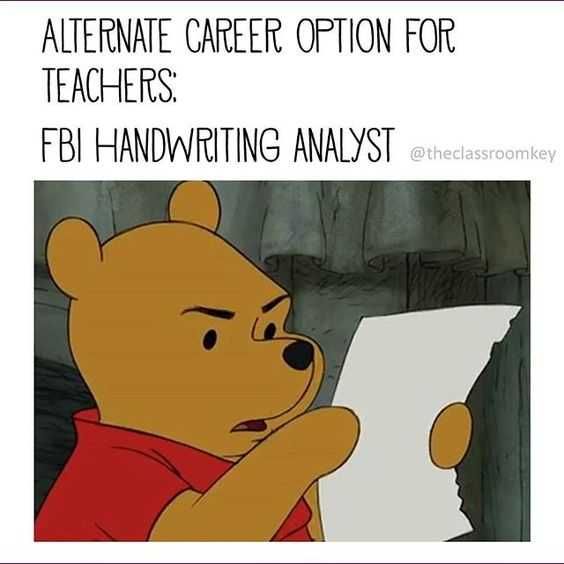 Hilarious Funny Teacher Memes Deciphering Kids Writing Expert