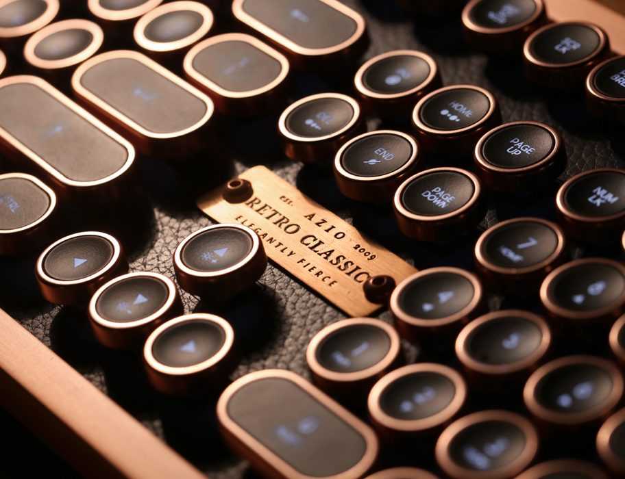 Azio Keyboard  Vintage Mechanical Keyboard