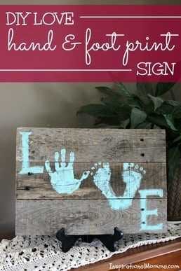 Diy Handprint Sign