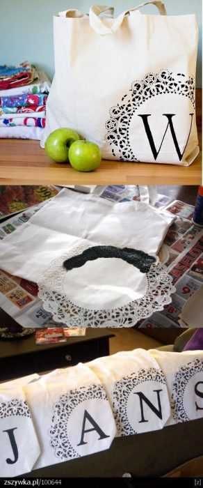 Monogram Tote Bags Diy
