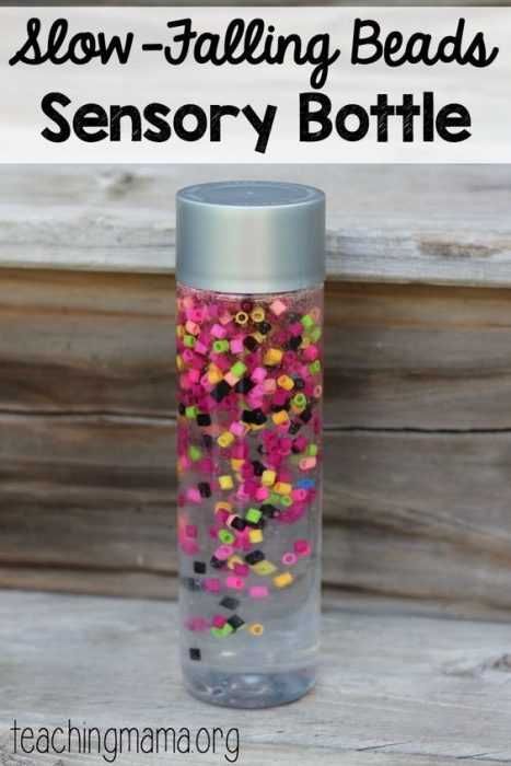 Sensory Bottles Falling