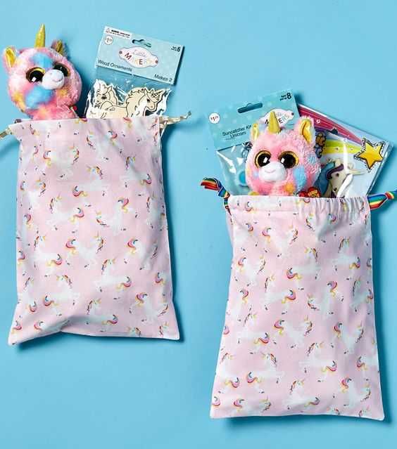 Diy Unicorn Drawstring