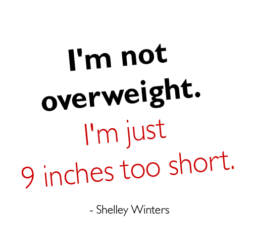 Funny Food Quotes Overweight