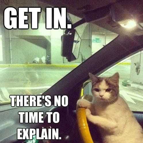 Funny Lol Picture  Get Away Driver