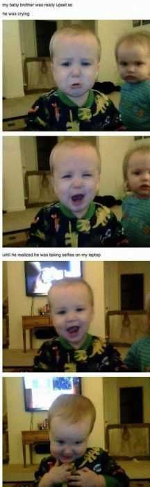 Funny Kid Pictures Spying