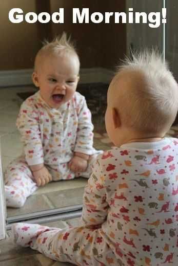 Funny Kid Picture Good Morning