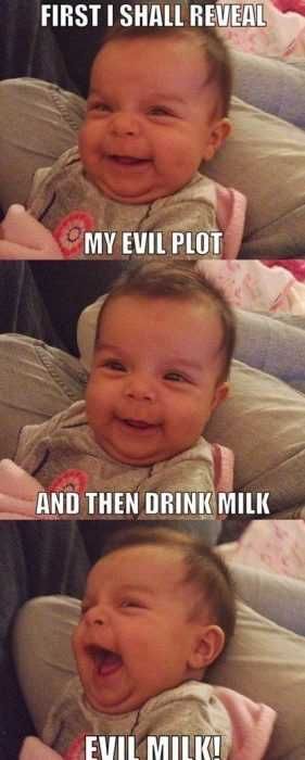 Funny Kid Pictures Evil Plot