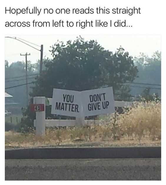 Funny Signs And Placements Negativity