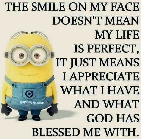 Sarcastic Minion Quotes Smile