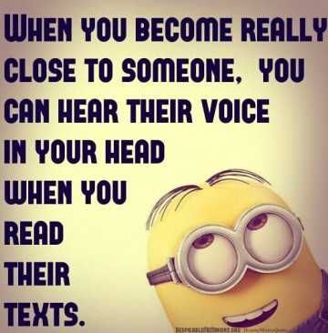 Sarcastic Minion Quote Close To Someone