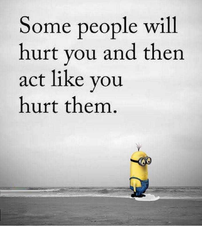 Funny Minion Wisdom Quotes Hurt