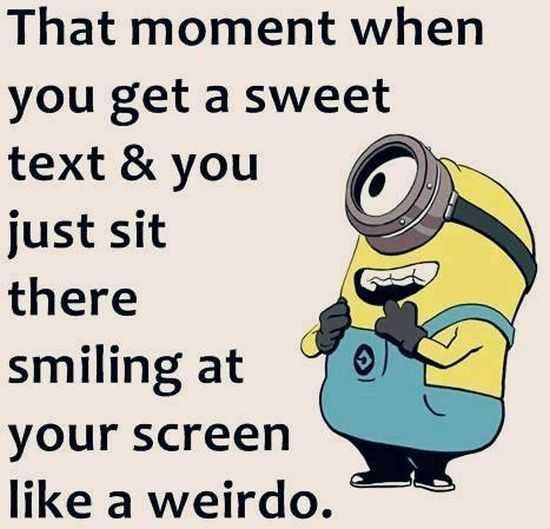 Sarcastic Minion Quote Sweet Text