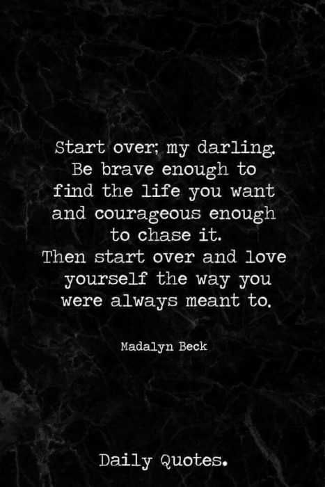 Beautiful Quotes About Life Start Over
