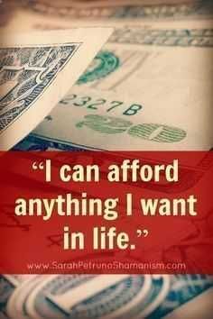 Positive Money Affirmations Affording Life