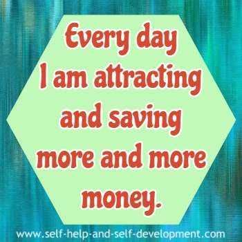Positive Money Affirmations Attracting And Saving