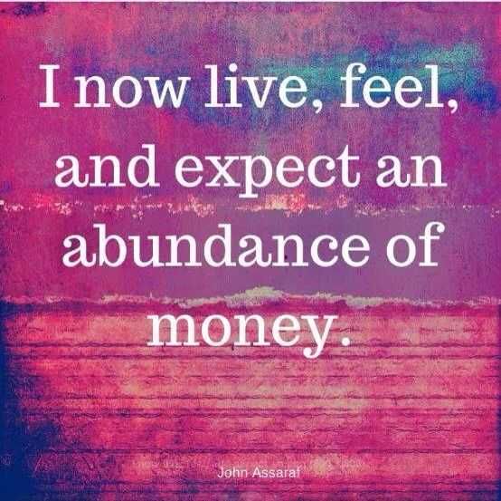 Positive Money Affirmations Abundance Of Money