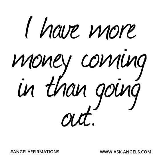 Positive Money Affirmations Money