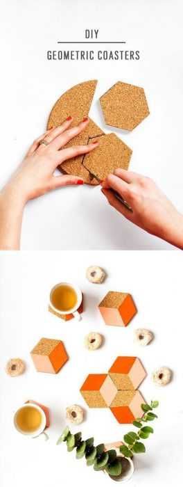 Diy Geometric Coasters