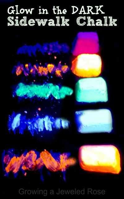Diy Glow In Dark Sidewalk