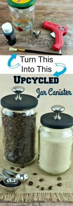 Upcycling Projects Fancy Jars