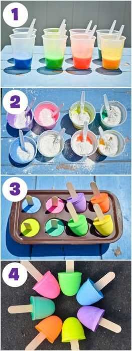 Diy Sidewalk Chalk Pops