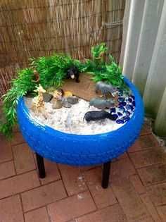 Upcycling Projects Tire Sandbox