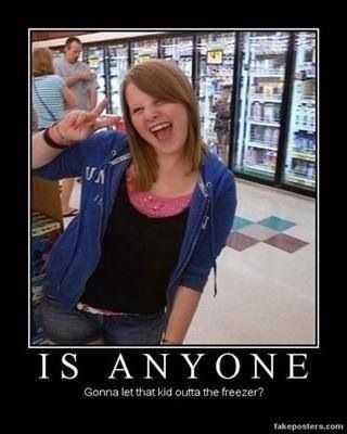 Hilarious Funny Images Kid In Freezer
