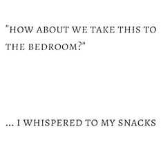 Funny Snack Bedroom