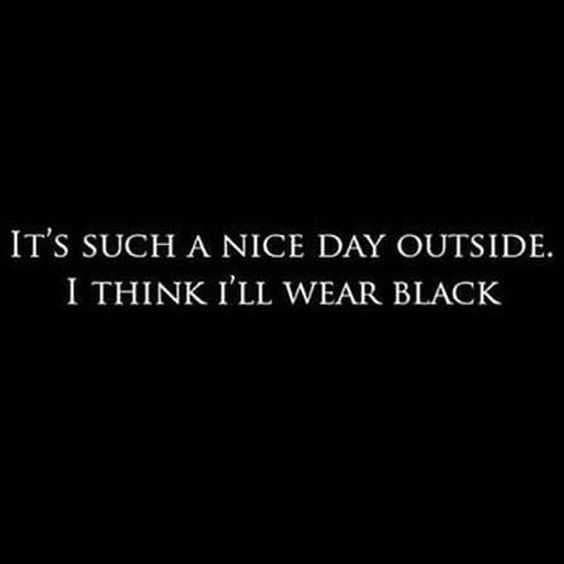 Funny Wear Black