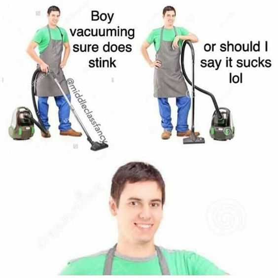 24 Funny Pictures About Spring Cleaning Vacuuming Sucks