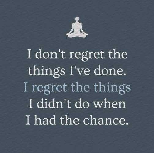 Inspirational Quotes About Yourself Regret