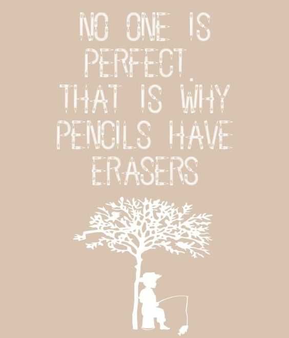 Quote Pencil Erasers