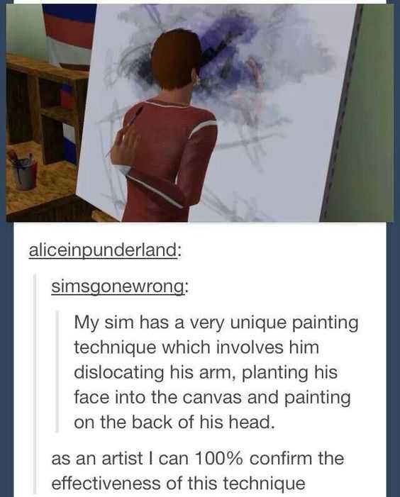 Sims Painting