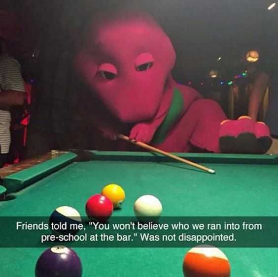 Funny Snapchats Barney