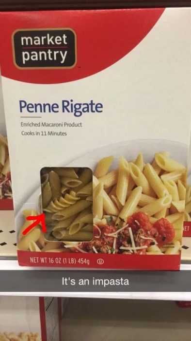 Funny Snapchats Impasta