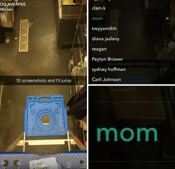 Funny Snapchats Mom