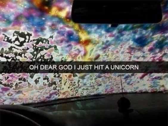 Hilarious Funny Snapchat Unicorn Time