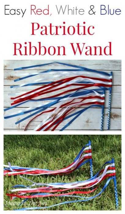 Diy Patriotic Wand