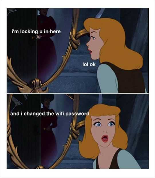 Funny Cinderella Wifi