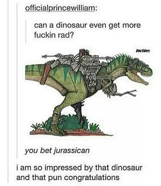Funny Dinosaur Rad