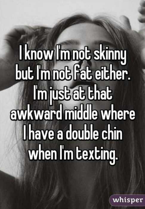 Funny Double Chin