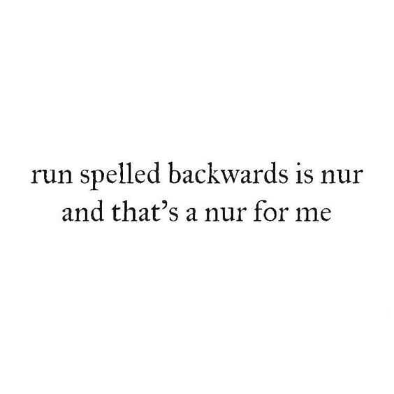 Funny Run Backwards