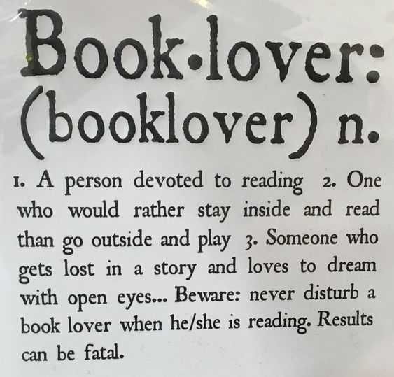 Funy Book Lover Defined