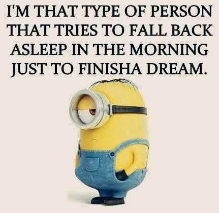 Minion Fall Back Asleep