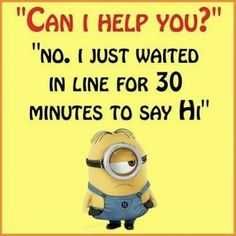 Minion Say Hi