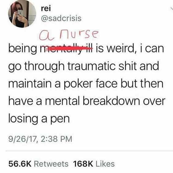 Quote Being Nurse Weird