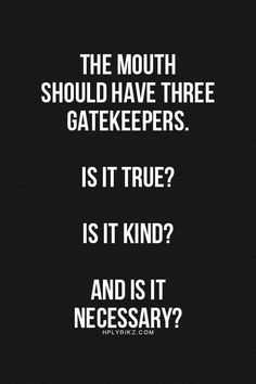 Quote Mouth Gatekeeper